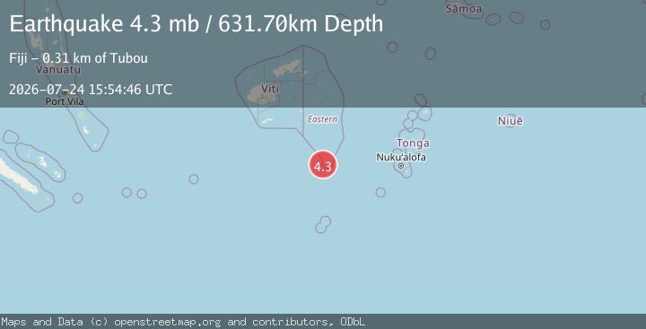 Map of FIJI REGION