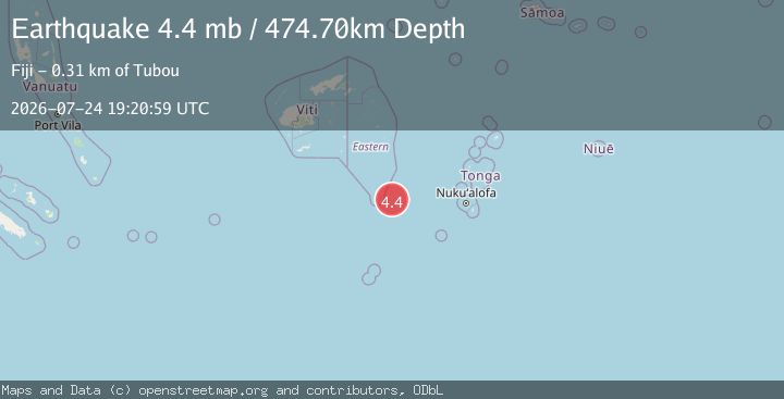 Map of FIJI REGION