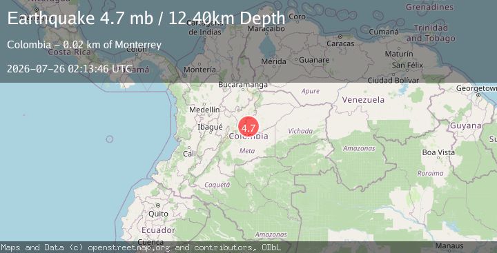Map of COLOMBIA
