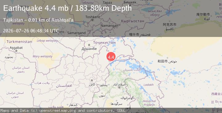 Map of TAJIKISTAN