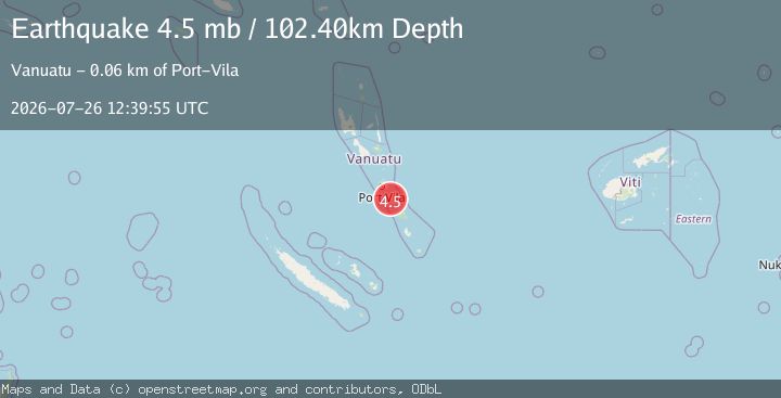 Map of VANUATU