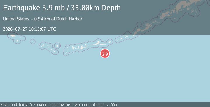 Map of ANDREANOF ISLANDS, ALEUTIAN IS.