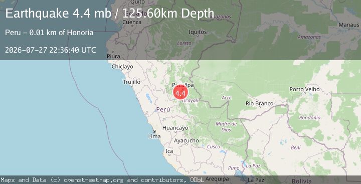 Map of CENTRAL PERU