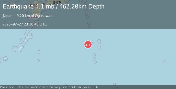 Map of BONIN ISLANDS, JAPAN REGION