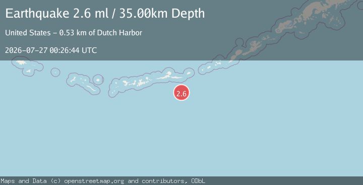 Map of ANDREANOF ISLANDS, ALEUTIAN IS.