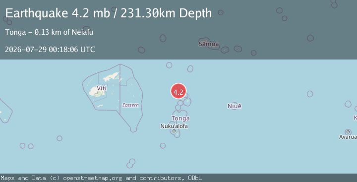 Map of TONGA
