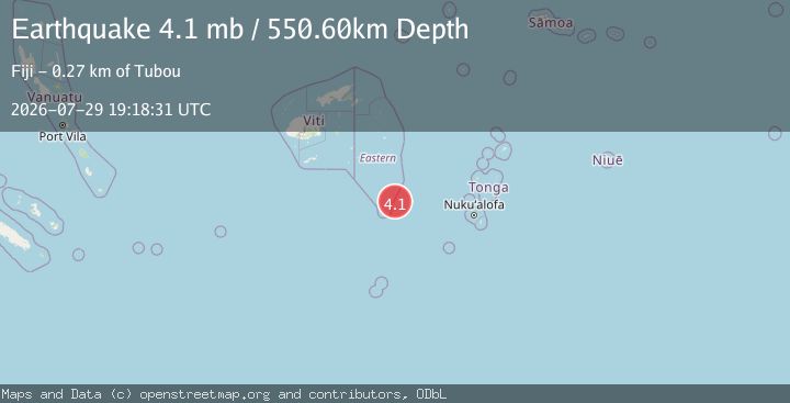 Map of FIJI REGION