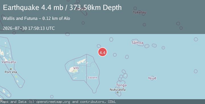 Map of FIJI REGION