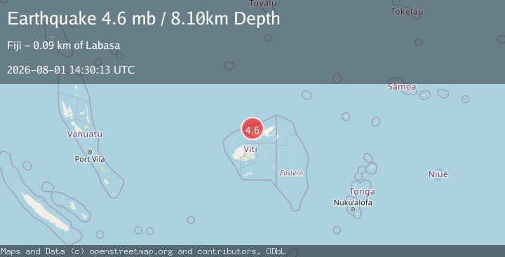 Map of FIJI