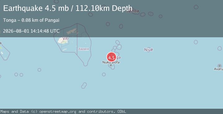 Map of TONGA
