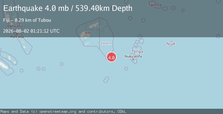Map of FIJI REGION