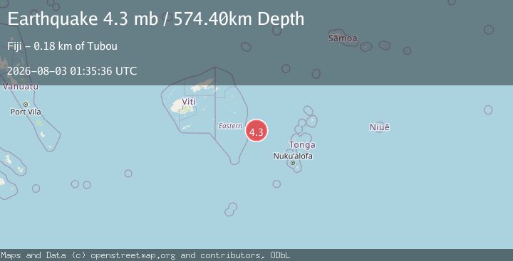 Map of FIJI REGION
