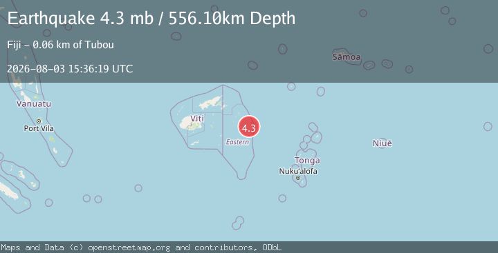Map of FIJI REGION