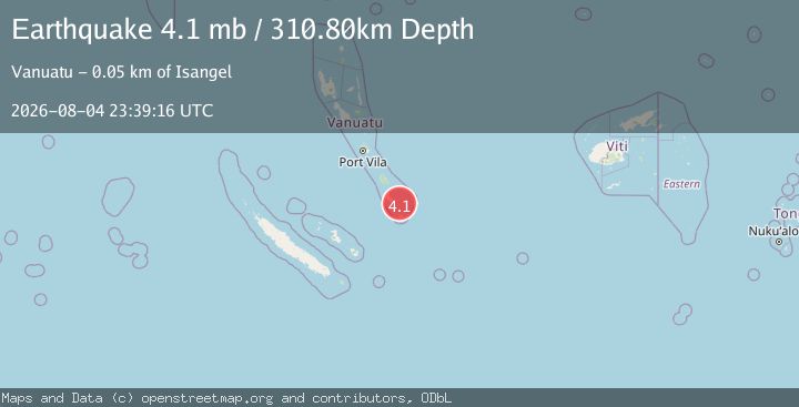 Map of VANUATU