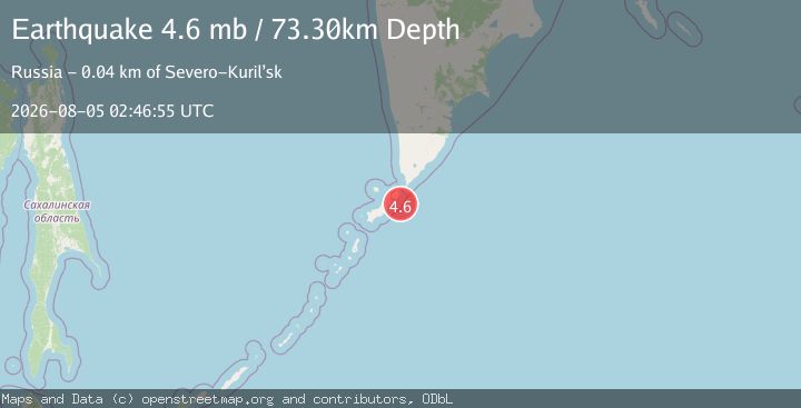 Map of KURIL ISLANDS