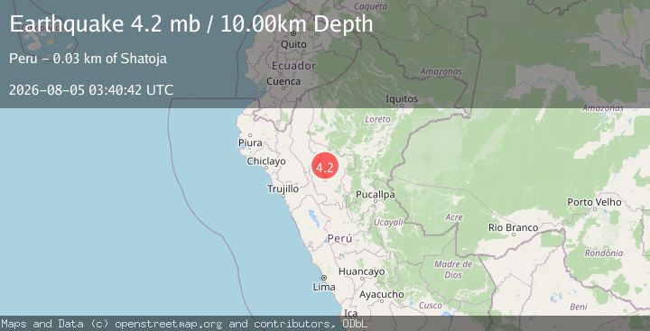 Map of NORTHERN PERU