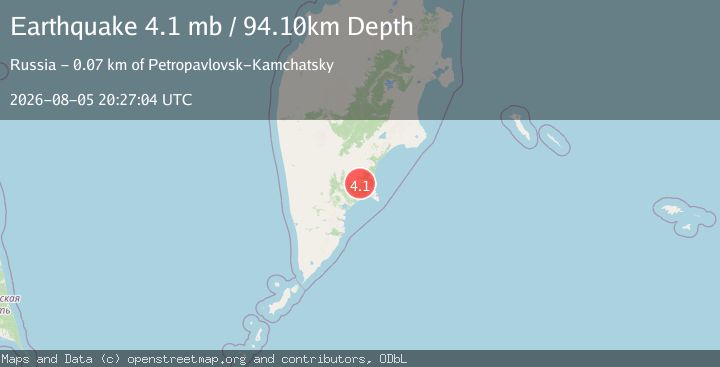 Map of NEAR EAST COAST OF KAMCHATKA