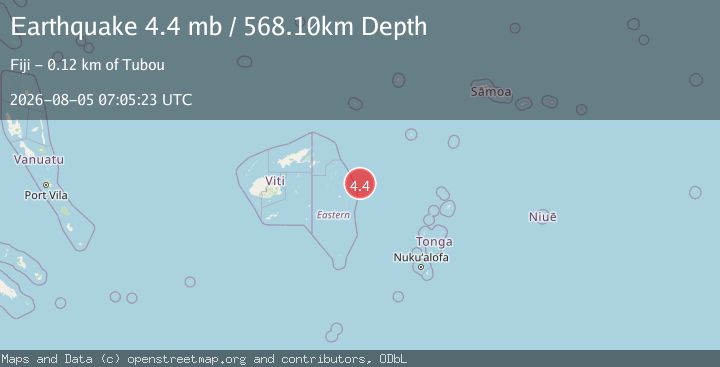 Map of FIJI REGION