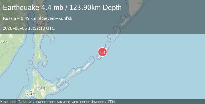 Map of KURIL ISLANDS
