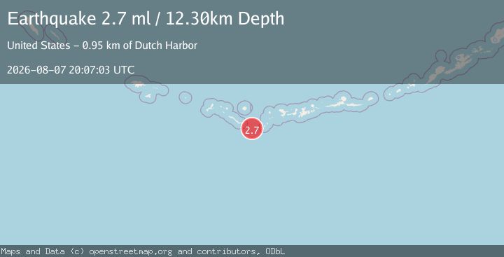Map of ANDREANOF ISLANDS, ALEUTIAN IS.