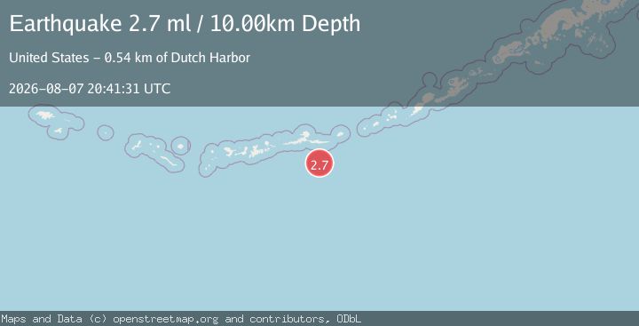 Map of ANDREANOF ISLANDS, ALEUTIAN IS.