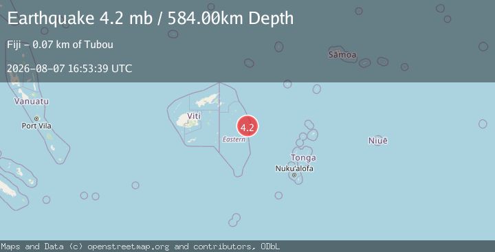 Map of FIJI REGION