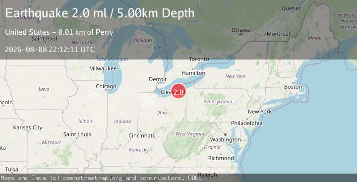 Map of LAKE ERIE, OHIO