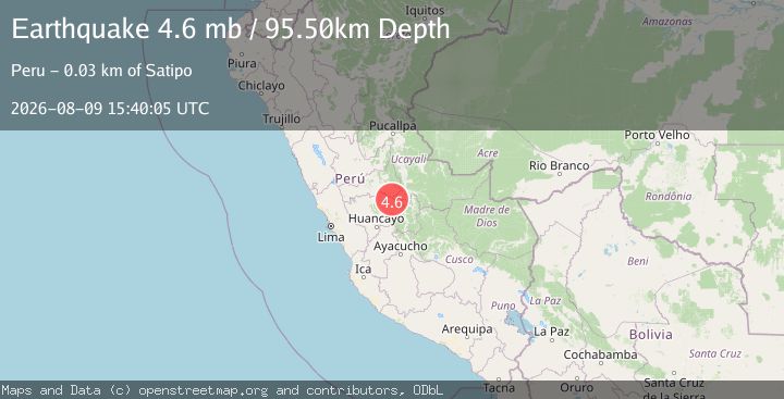 Map of CENTRAL PERU