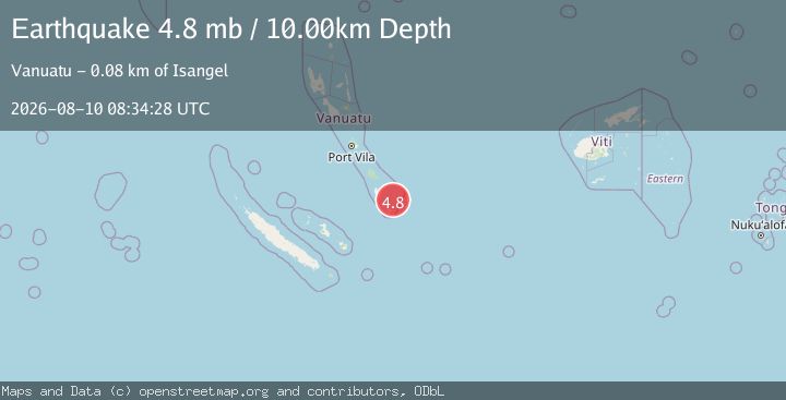 Map of VANUATU