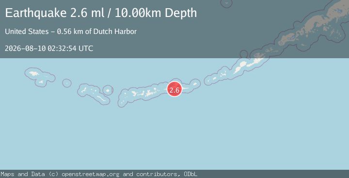 Map of ANDREANOF ISLANDS, ALEUTIAN IS.