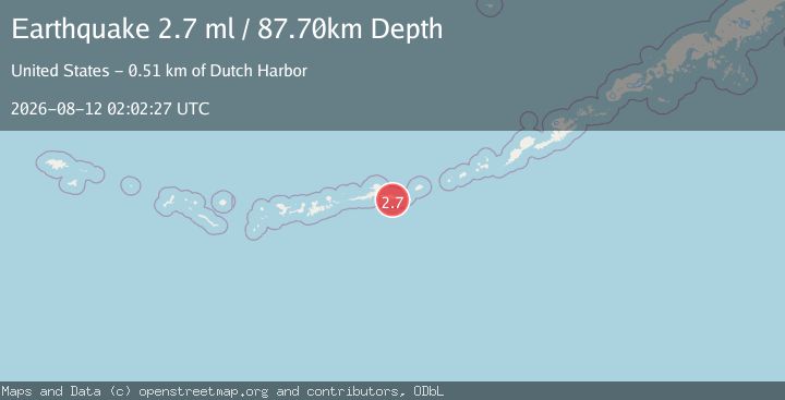 Map of ANDREANOF ISLANDS, ALEUTIAN IS.