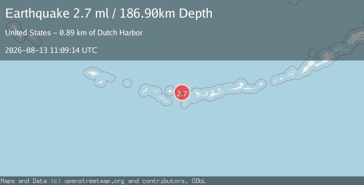 Map of ANDREANOF ISLANDS, ALEUTIAN IS.