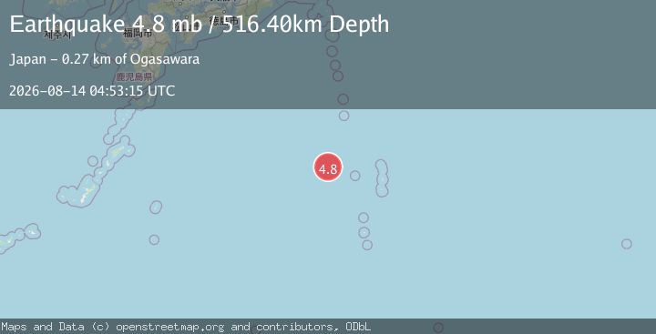 Map of BONIN ISLANDS, JAPAN REGION