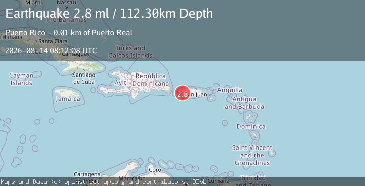 Map of MONA PASSAGE, PUERTO RICO