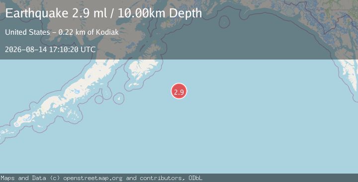 Map of GULF OF ALASKA