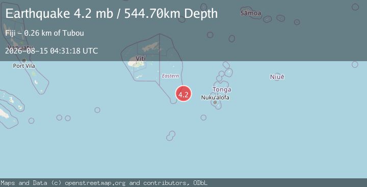 Map of FIJI REGION