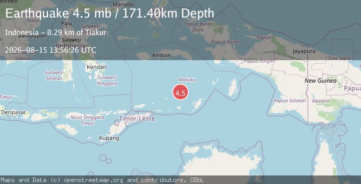 Map of BANDA SEA