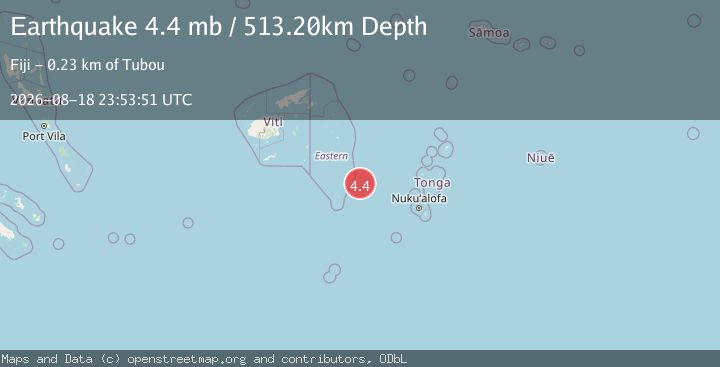 Map of FIJI REGION