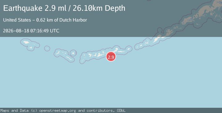 Map of ANDREANOF ISLANDS, ALEUTIAN IS.