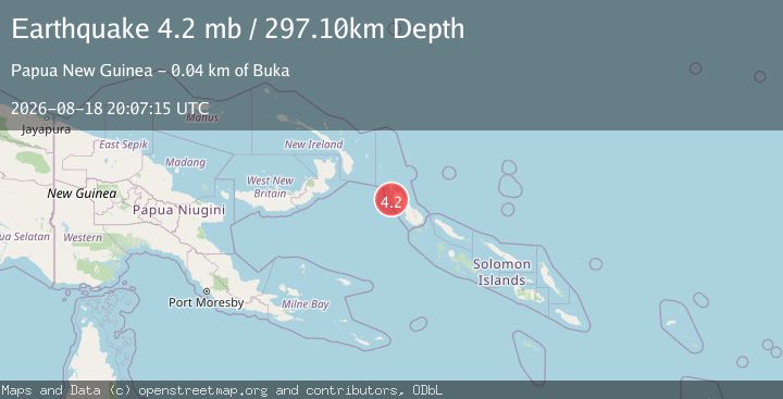 Map of BOUGAINVILLE REGION, P.N.G.