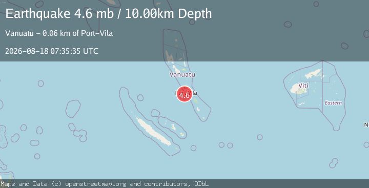 Map of VANUATU