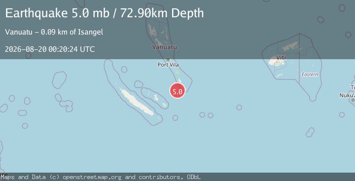 Map of VANUATU