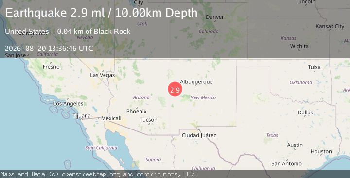 Map of NEW MEXICO