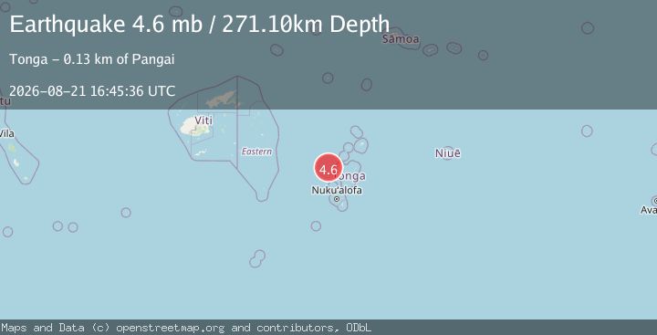 Map of TONGA