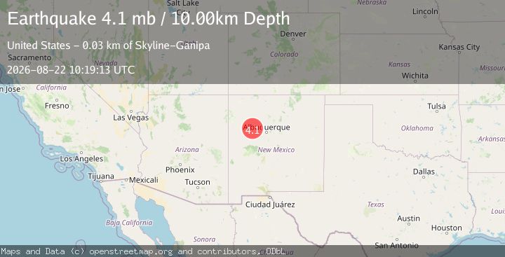 Map of NEW MEXICO