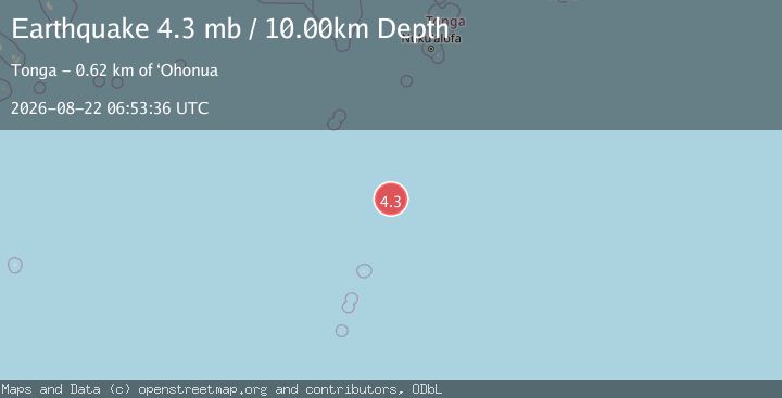 Map of SOUTH OF FIJI ISLANDS