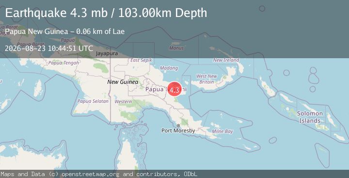 Map of EASTERN NEW GUINEA REG., P.N.G.