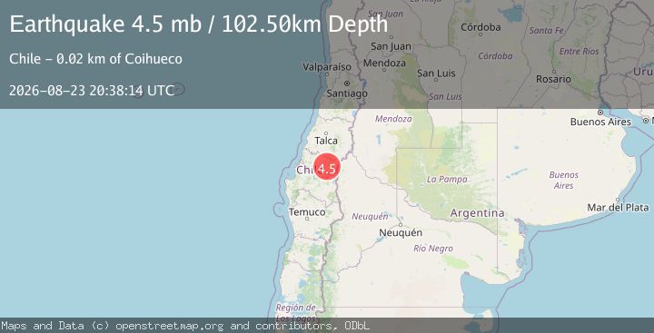 Map of BIO-BIO, CHILE