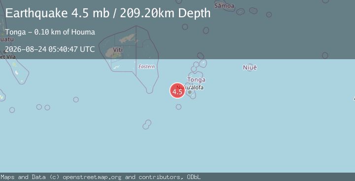 Map of FIJI REGION