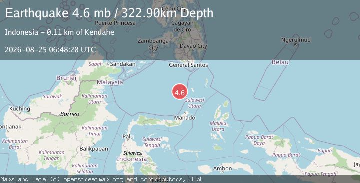 Map of CELEBES SEA